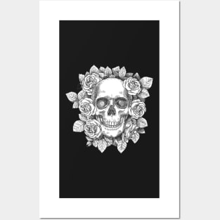 floral tattoo Posters and Art